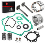 290cc FE290 Engine Rebuild Kit - 0.5mm Oversize Piston Ring Gasket Seal Valve Set for Club Car Golf Cart DS and Precedent