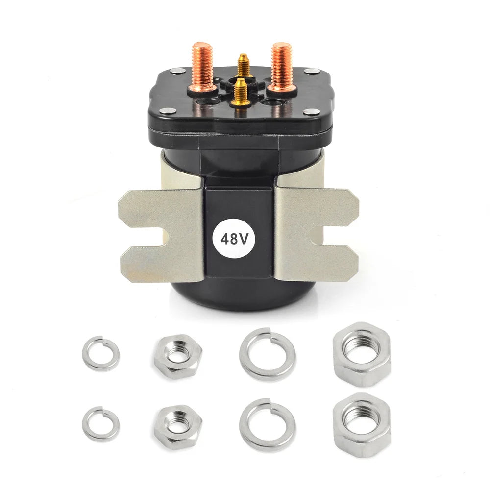 48V 4 Terminal Starter Solenoid Relay 1995-2007 Yamaha G19-E G22-E Club Car DS Golf Cart