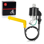 Ignition Coil and Spark Plug Wire Cap for Honda Rincon 650 2003-2005 30500-HN8-003 30700-HN8-003