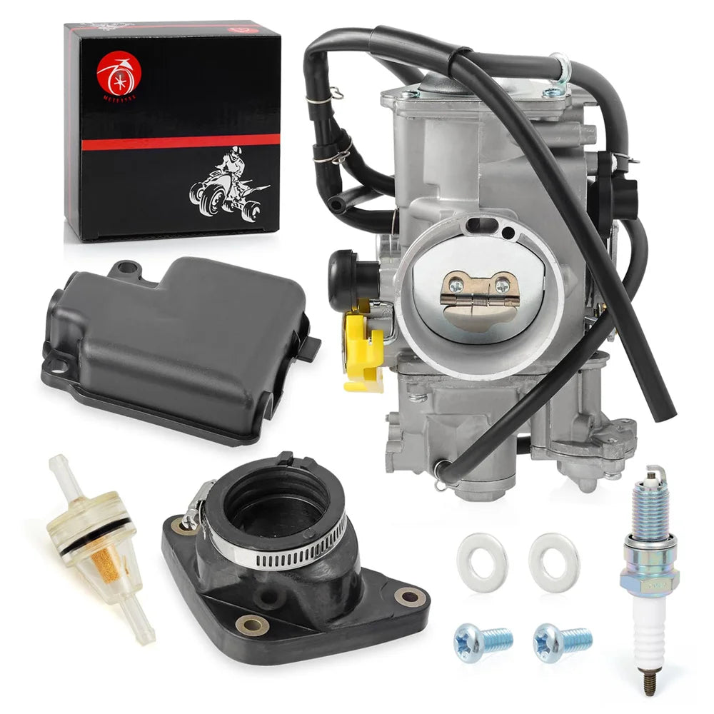 Carburetor and Intake Manifold Boot for Honda TRX400EX Sportrax 400EX TRX400X 1999-2014