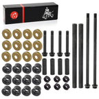 Front Arm Bushing Dust Cover Seal Caps Bolts Nuts Shaft Collars Rebuild Kit Yamaha Banshee 350 YFZ350 91-06