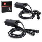 2 Pcs Ignition Coil & Caps For Honda CB650 CB750 CB900 CB1000 GL1100 GL1200 1979-1983