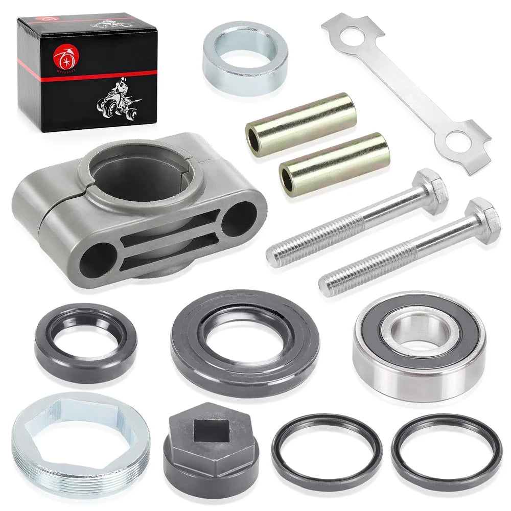 Steering Stem Bushing Bolt Bearing Seal Holder Nut & Removal Tool Kit For Yamaha Banshee Big Bear Warrior Raptor 350 YFZ450 YFB