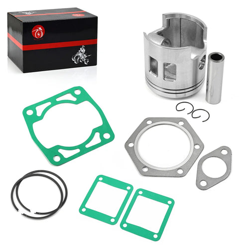 0.25mm Oversize Top End Piston Ring Gasket Rebuild Kit for EZGO 2 Cycle Gas Golf Cart 1989-1993 24514G2 26519G02