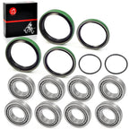 Front Wheel Bearings and Seals Kit for Polaris Sportsman 335 400 425 Magnum 325 Scrambler Worker Big Boss