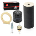 Air Filter Foam Oil Filter Spark Plug Kit for Yamaha Grizzly 660 2002-2008 1UY-14451-00-00