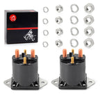 2Pcs 12V 4 Terminal Starter Solenoid Relay for Club Car DS Precedent 1984-up OEM 1013609 1012275