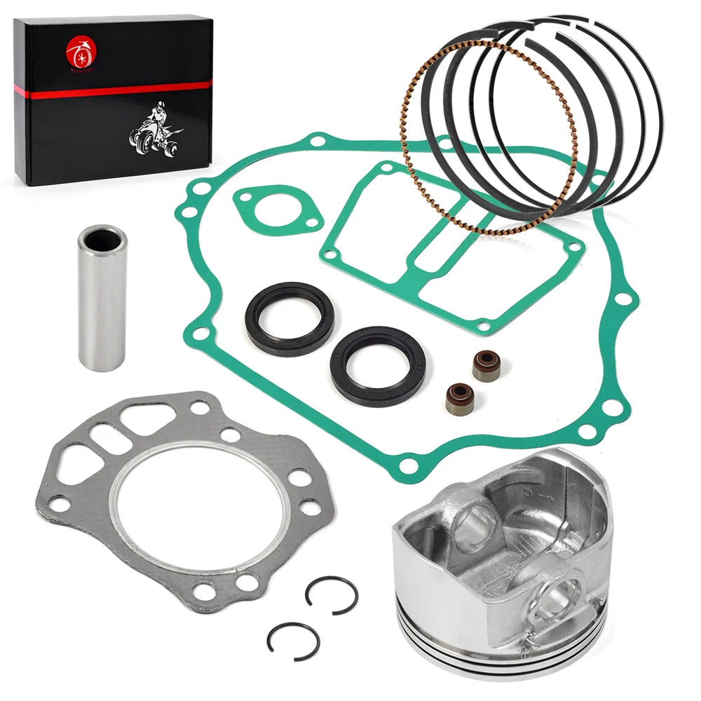 Engine Rebuild Kit Piston Rings Gasket Seal for Kawasaki Mule 600 610 SX KAF400