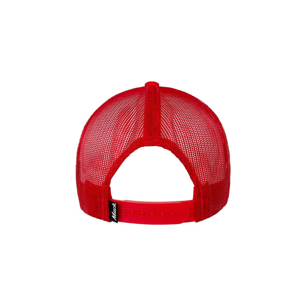 Retro Foam Trucker Cap for Mack Trucks (Snapback, Red/White)