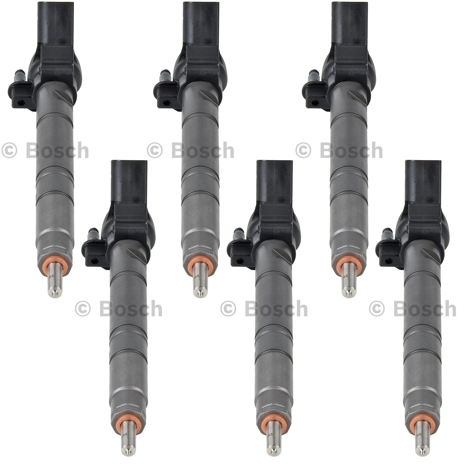 Set of 6 Bosch Fuel Injectors for Audi A8 Quattro VW Touareg (2003–2010)