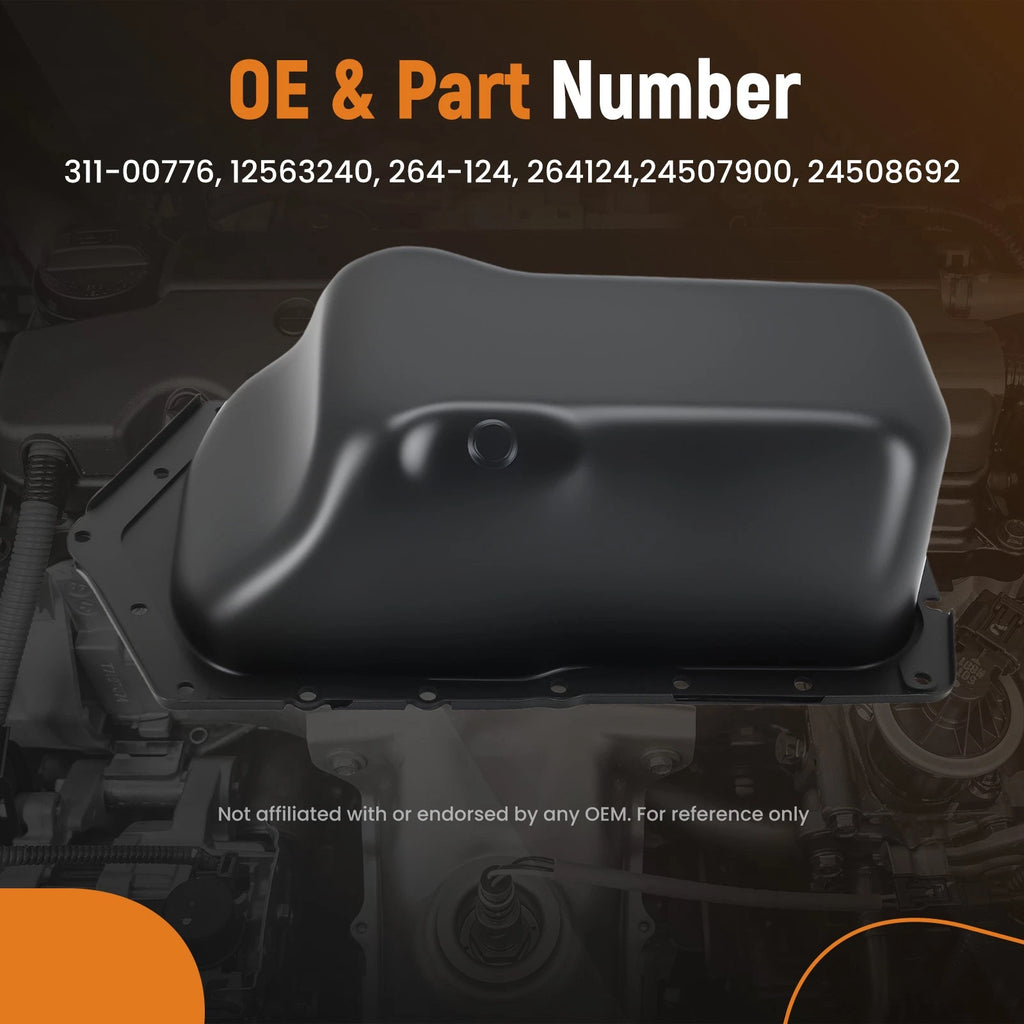 Oil Pan for Buick Park Avenue V6 3.8L (1991–1996) 24507900 264124 Steel