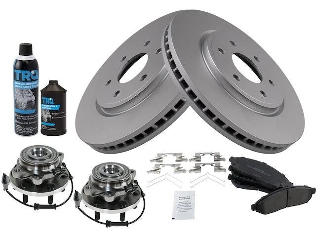 Front Brake Pad, Rotor & Wheel Hub Kit for Suzuki Equator (2009–2012) DX945DW