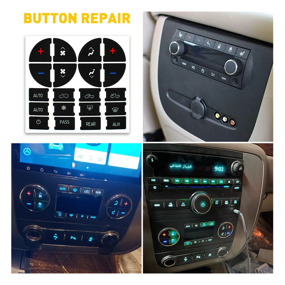 A/C Climate Control Knobs for Car Interior