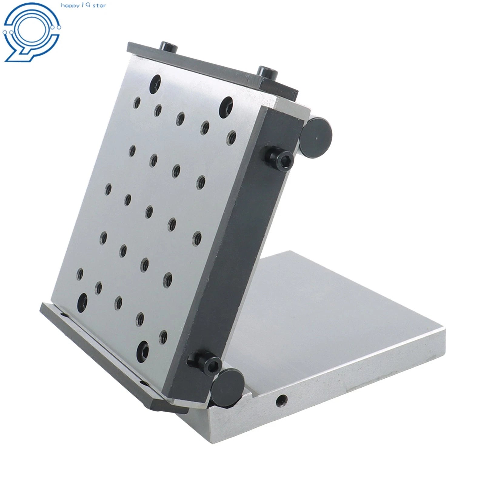 Sine Block 6x6x2 Inch with 1/4-20 Threaded Holes, 5 Inch Roll Distance