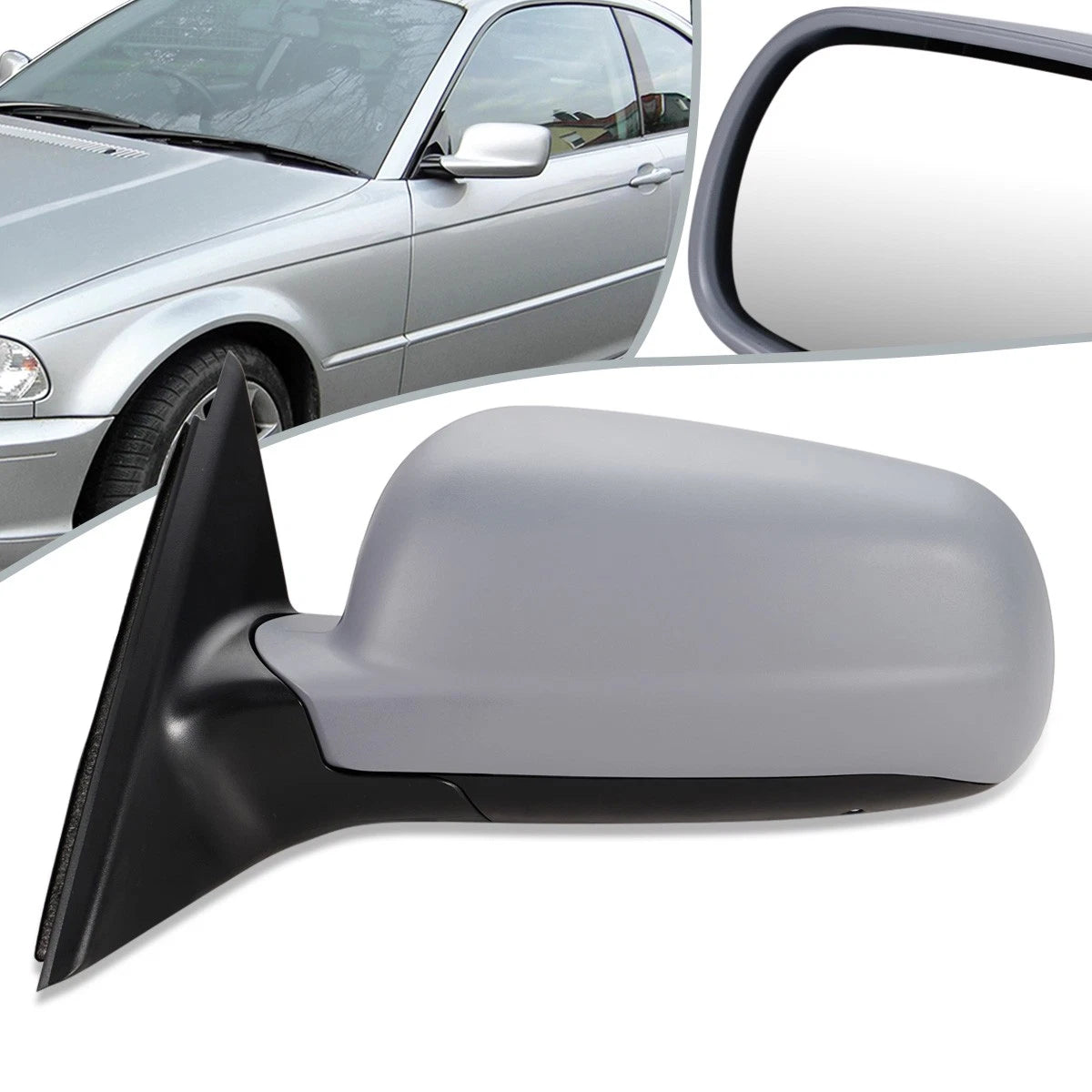 Powered Heated Side Door Mirror Left for Volkswagen Passat (1998–2005) VW1320115