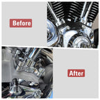 10x Engine Bolt Topper Caps for Harley Dyna Softail (11mm-14.6mm)
