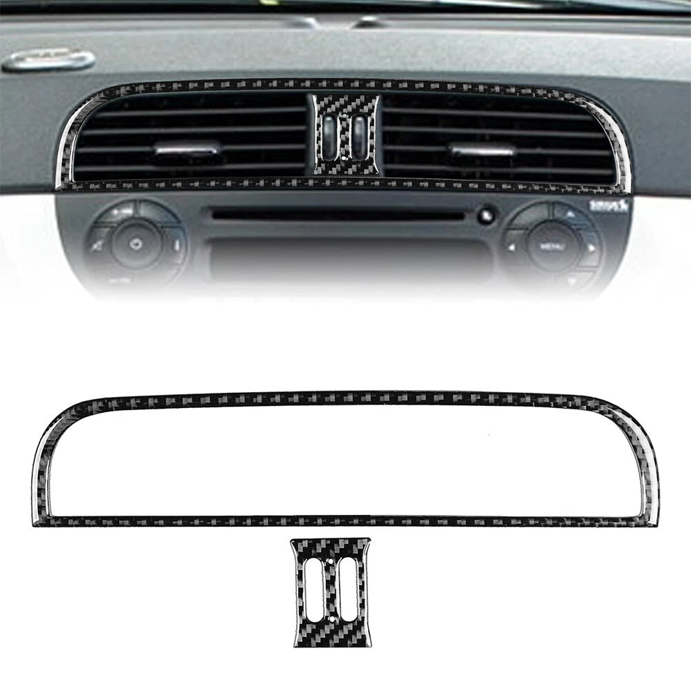 Center Console Air Vent Outlet Panel Cover Trim for Fiat 500 (2012–2015)