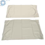 Set of 2 Front Seat Covers for EZGo TXT Golf Cart (1995–2013) White