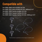 3X Ignition Coil Wires Set for Toyota Camry Sienna Solara (1996–2003) UF155