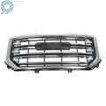 Front Bumper Grille for GMC Sierra 1500 (2016–2019) Black & Chrome