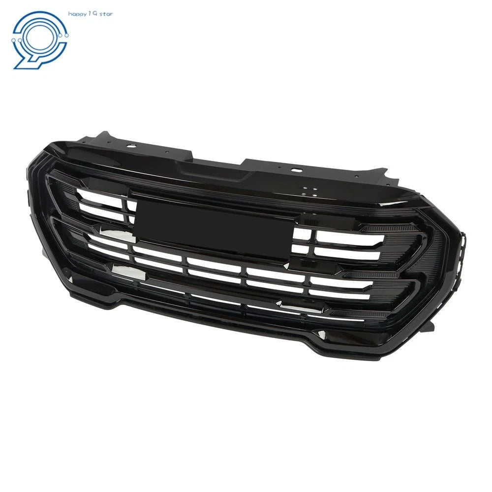 Bumper Grille for GMC Terrain AT4 (2022–2024) Gloss Black Plastic