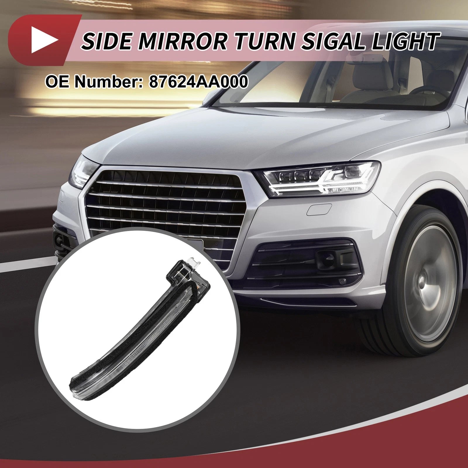 LED Turn Signal Light for Hyundai Elantra CN7 (2021–2023) No. 87624AA000