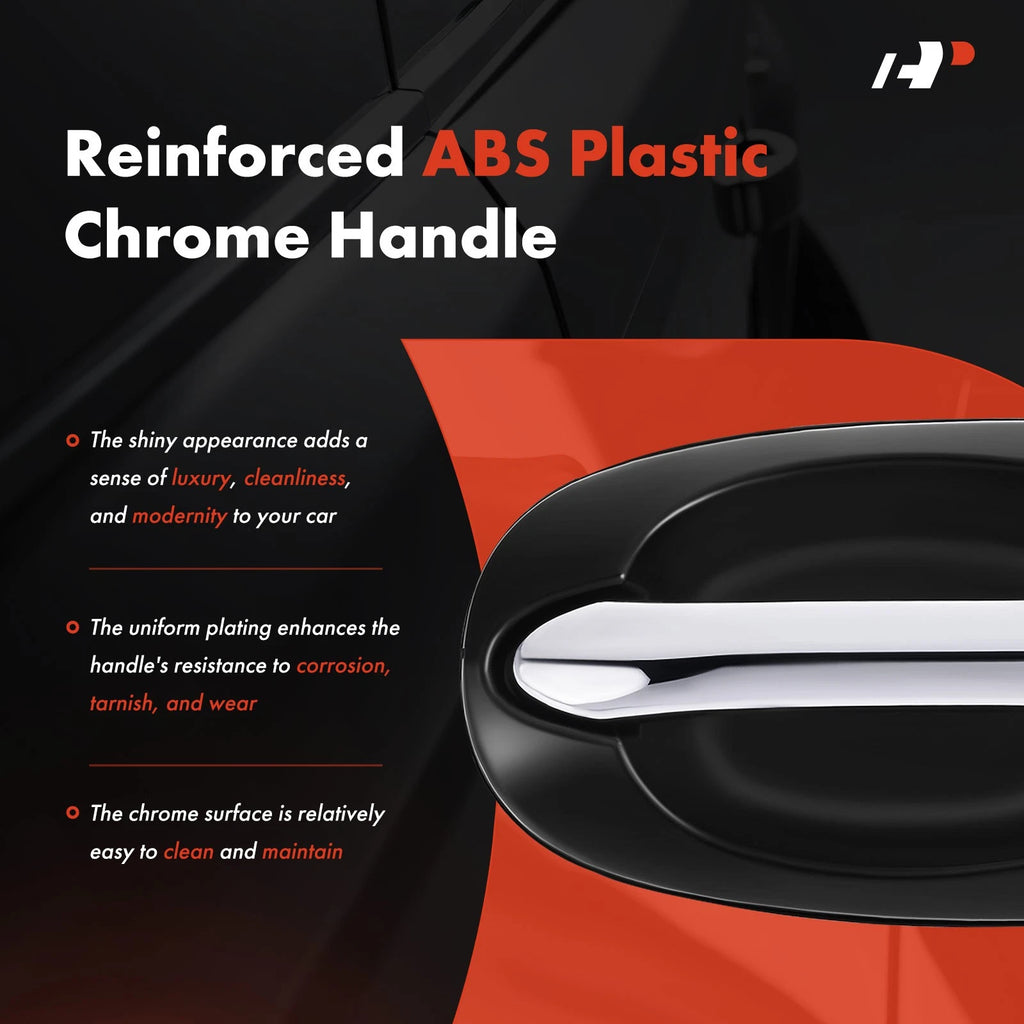 Chrome & Black Exterior Door Handle for Kia Sedona (2002–2005)
