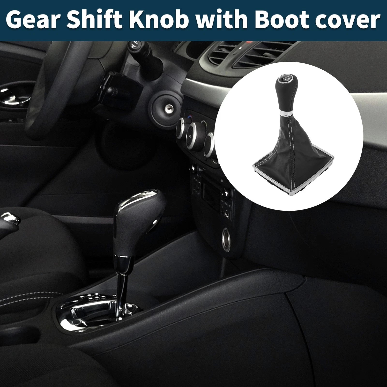 6 Speed Manual Gear Shift Knob with Cover for Mercedes-Benz C-Class (2015–2021)