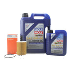 Oil Change Kit 6L Liqui Moly Leichtlauf 5W40 Mahle for Audi 2.0/2.8L