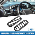 Set of 2 A-Pillar Air Outlet Vent Covers for Chevy Corvette C5 (1997–2004) 718844597890