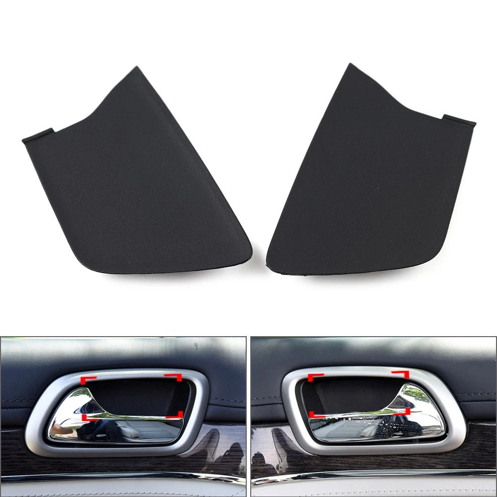Set of 2 Inner Door Grab Handle Trim Panel Caps for Jeep Grand Cherokee (2011–2022)