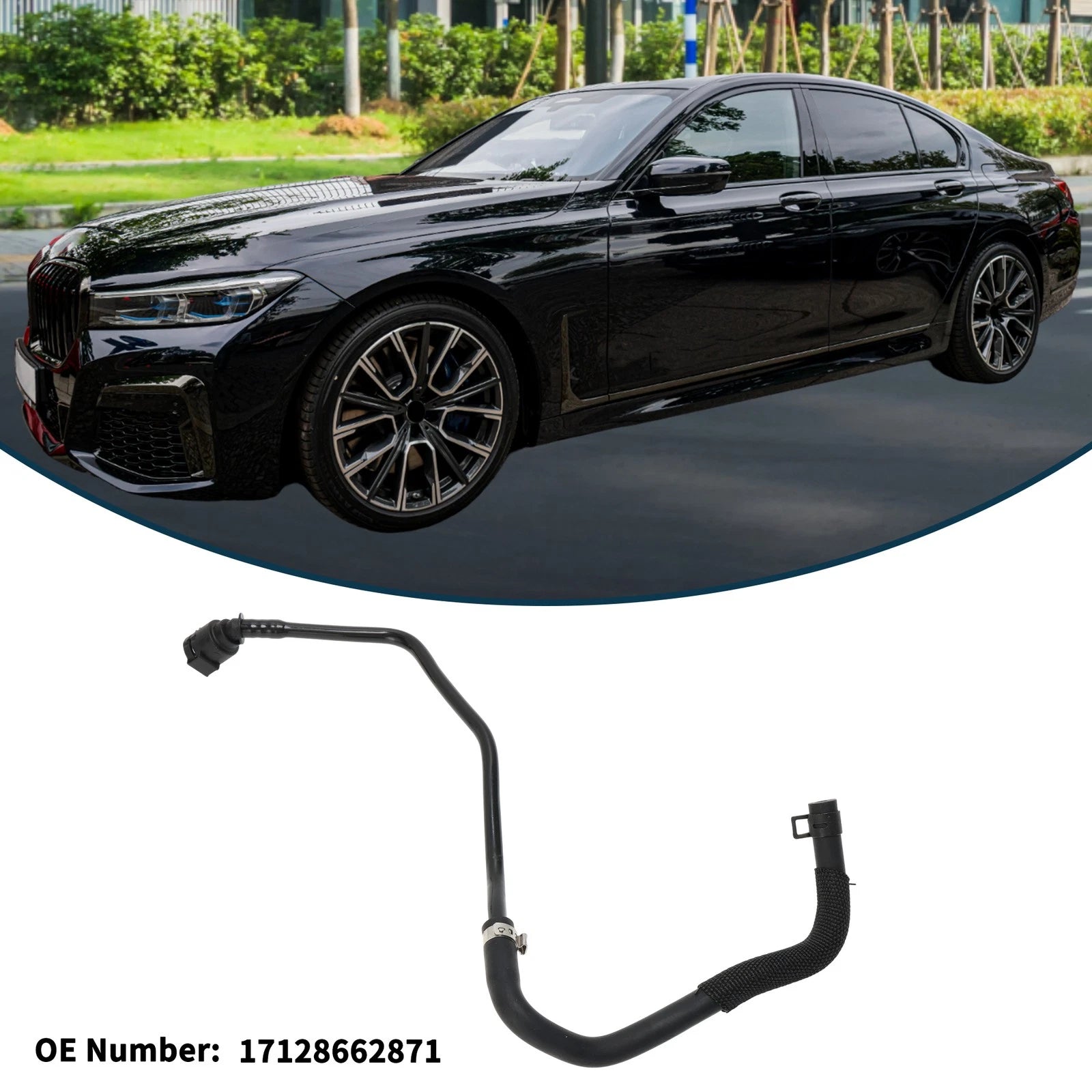 Radiator Hose No. 17128662871 for BMW 7 Series (G11 G12) 750 (2015–2022)