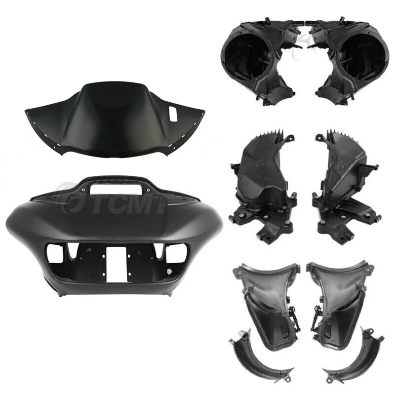 Matte Outer Inner Fairings Speaker Glove Box Air Duct for Road Glide (2015–2023)