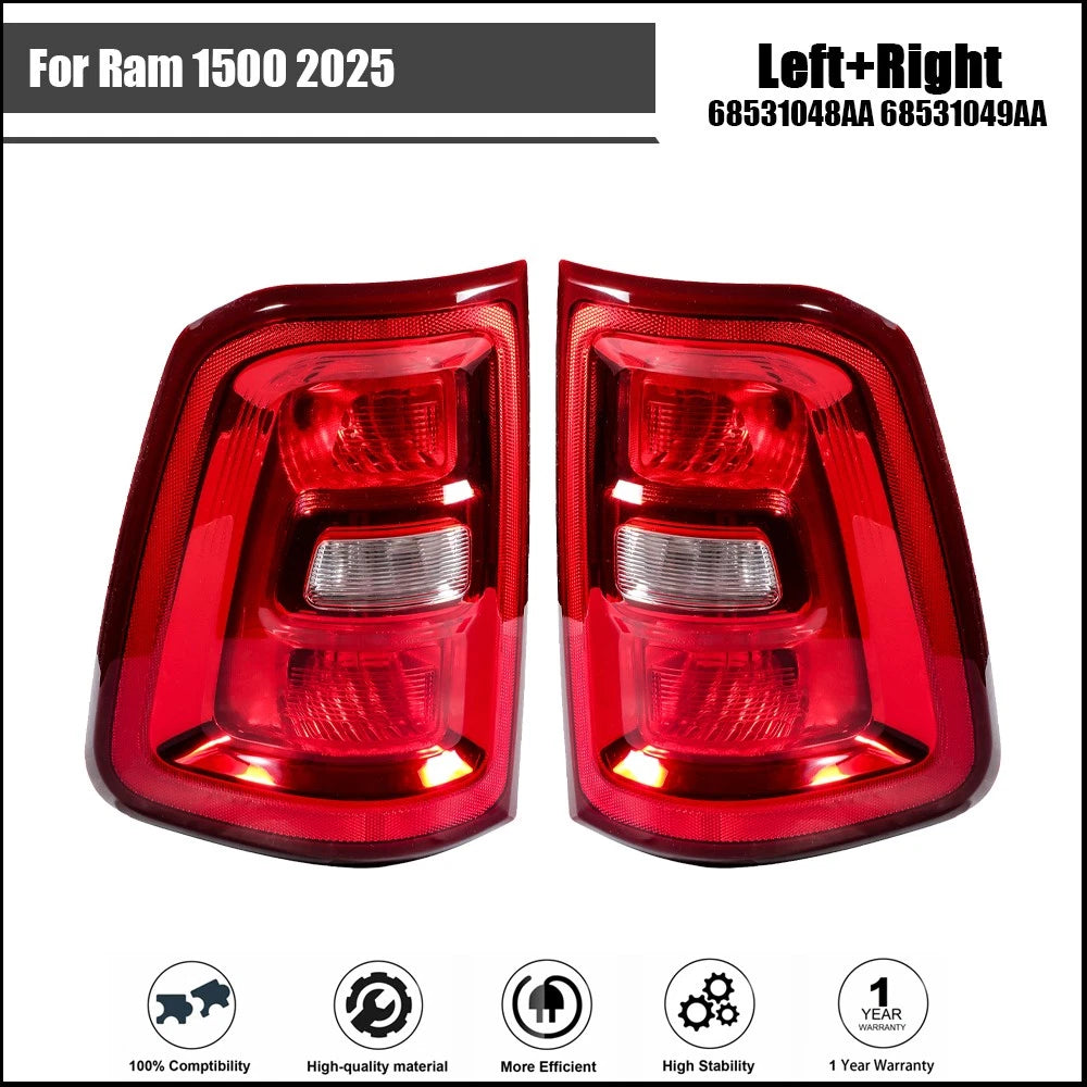 Tail Light Assembly for Ram 1500 (2025) Halogen Left + Right Side