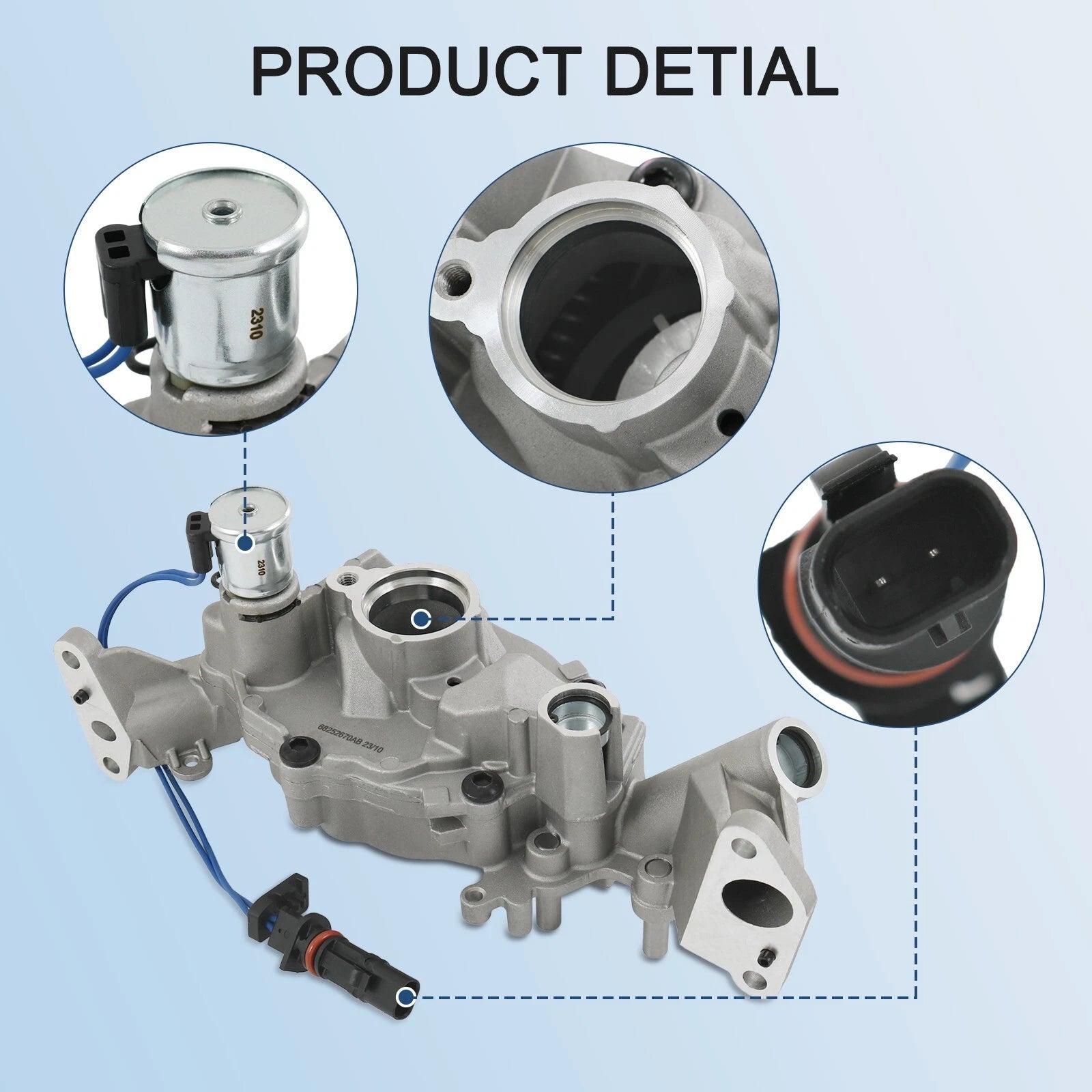 Engine Oil Pump & Solenoid for Dodge Durango Jeep Grand Cherokee (2011–2020)