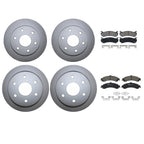 Front Rear Brake Kit Rotors & TRW Pro Ceramic Pads for Silverado Sierra 1500 (2007–2013)