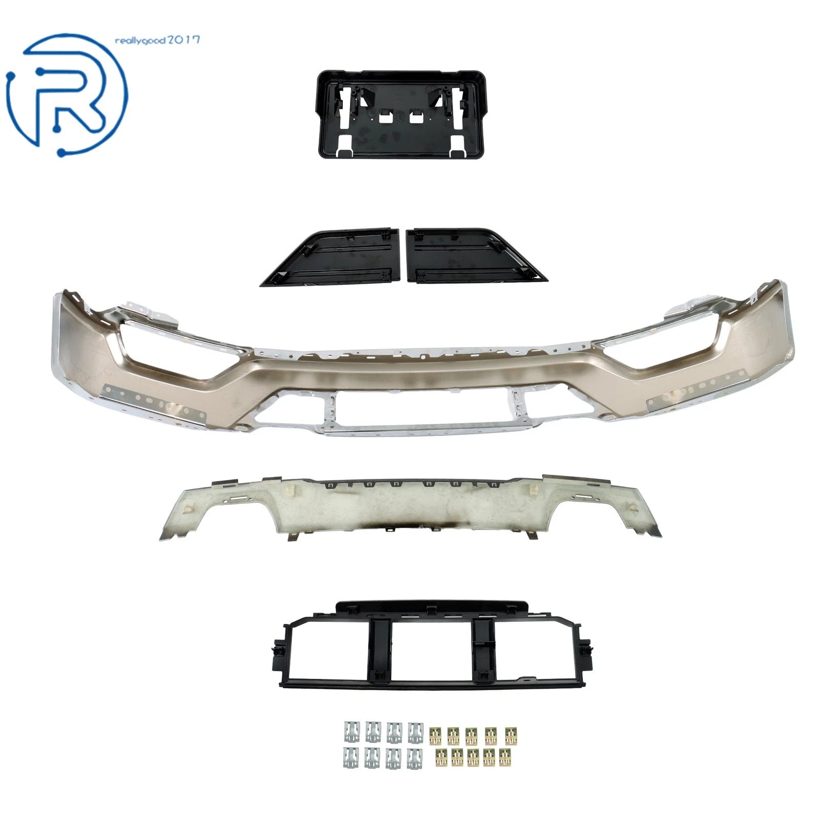 6-Piece Front Bumper Face Bar Kit for Ford F-150 (2021-2023)