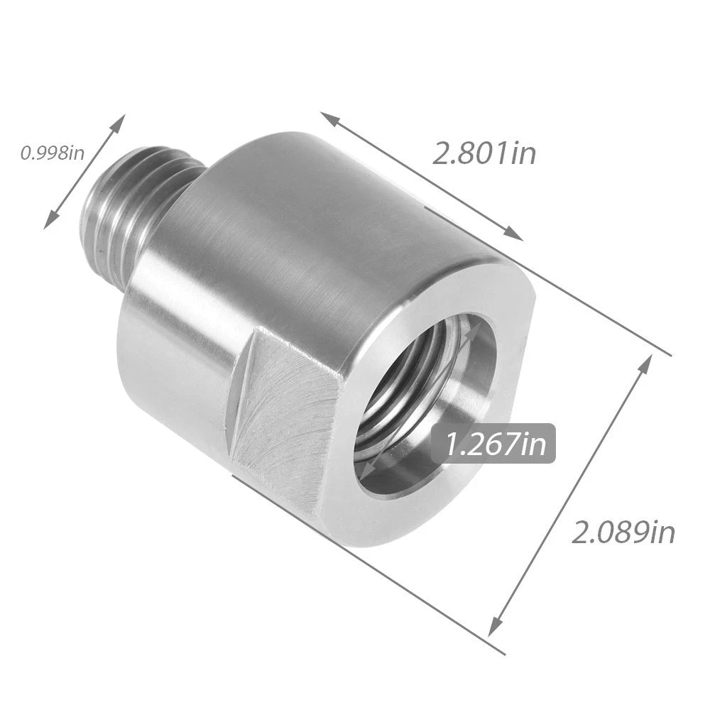 1-1/4" x 8tpi to 1" x 8tpi Spindle Adapter for Woodworking Lathe