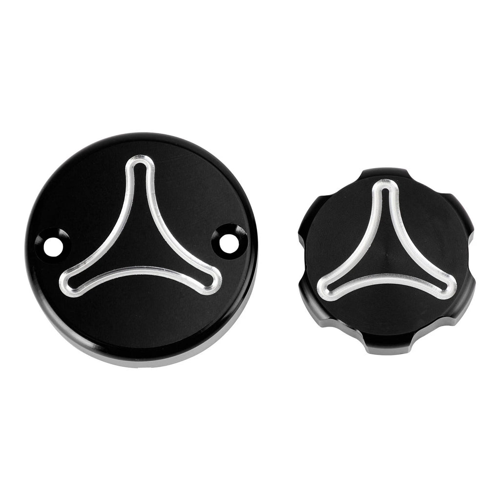 Brake & Clutch Cap Kit - Black for Ducati Streetfighter V2 V4 Hyper 950 1100 SP
