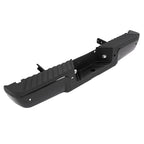 Black Steel Rear Step Bumper for Ford F-250 F-350 F-450 (2008–2016) w/Sensor Holes