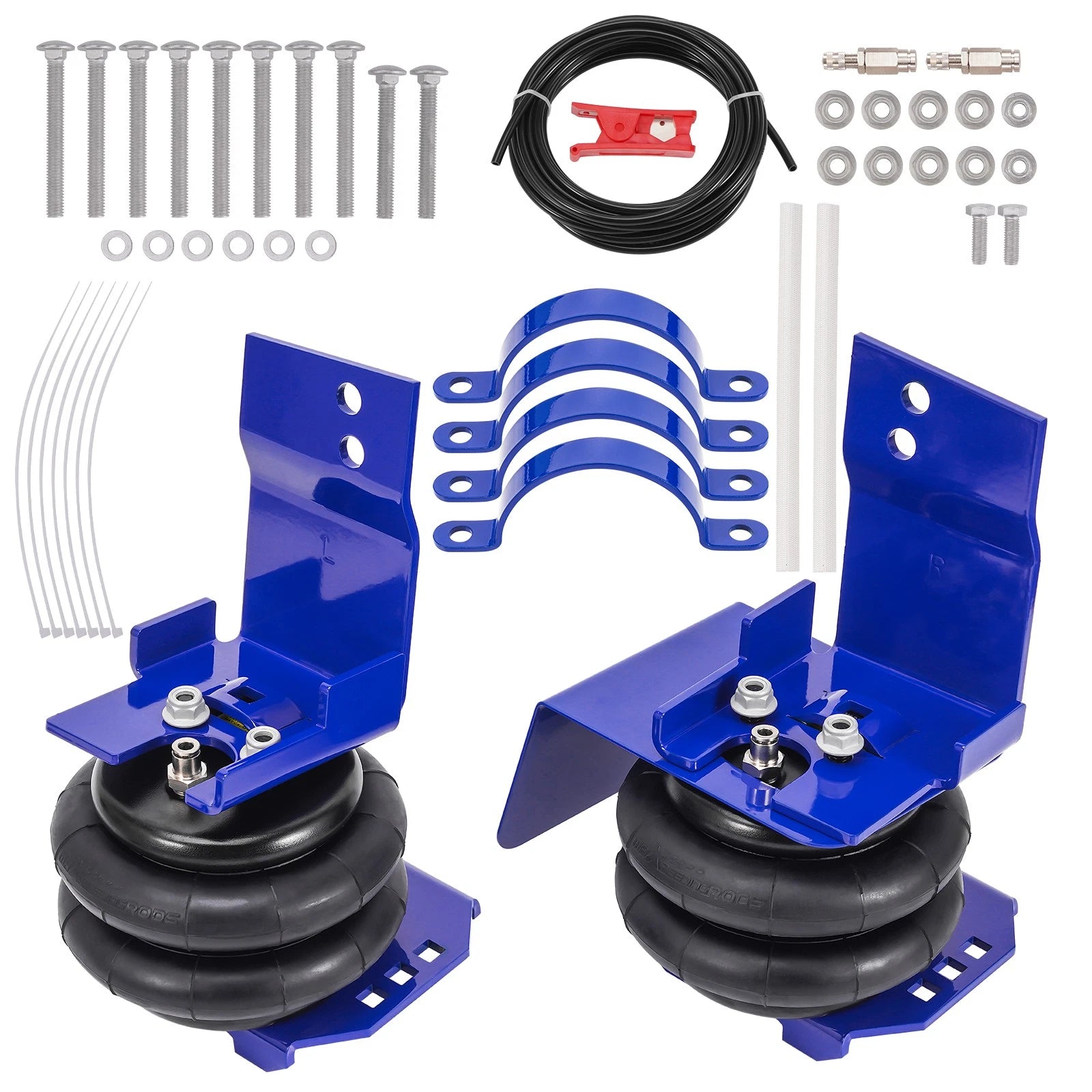 Rear Air Suspension Helper Spring Kit for Ford E-350 Econoline (1992–2022)