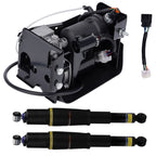 2X Air Suspension Shock + Air Compressor Pump for Cadillac Escalade (2002–2020)