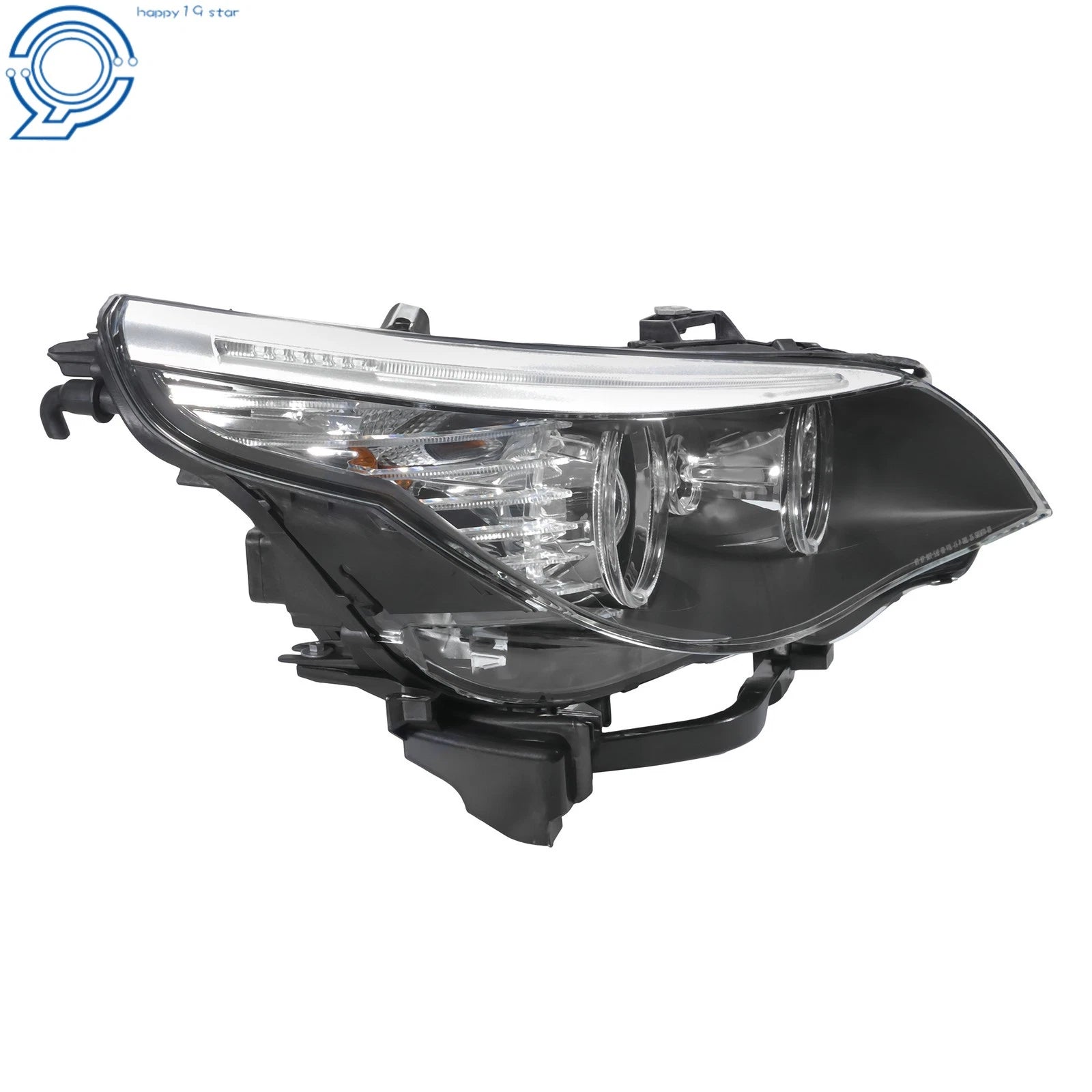 Passenger Side Headlight for BMW 528i (2008-2010) Halogen Projector RH