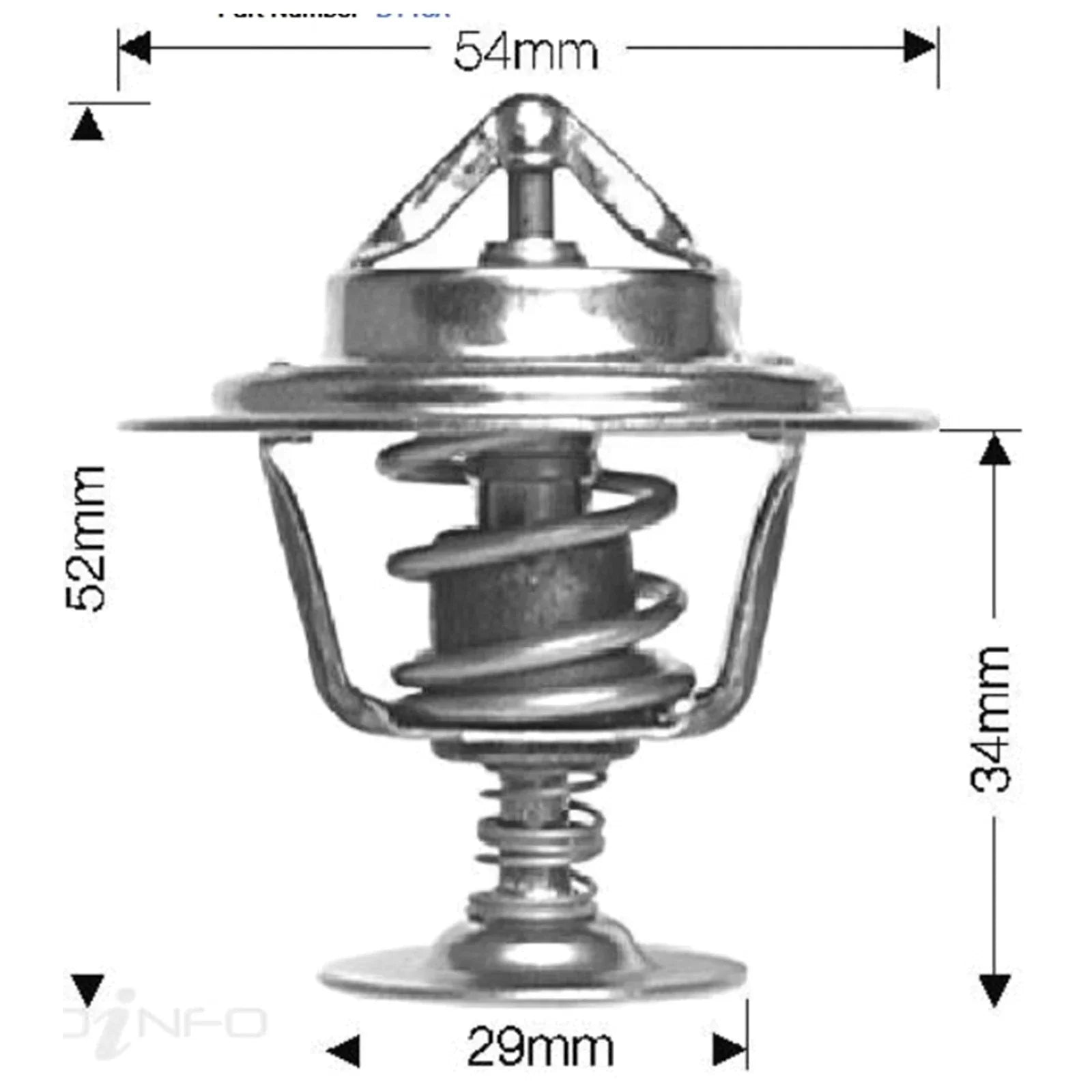 Dayco Thermostat for Mazda RX-3 (1972-1973)