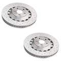 2X Brembo Front Drilled 370mm Brake Disc Rotors for Audi RS3 (2017–2020)