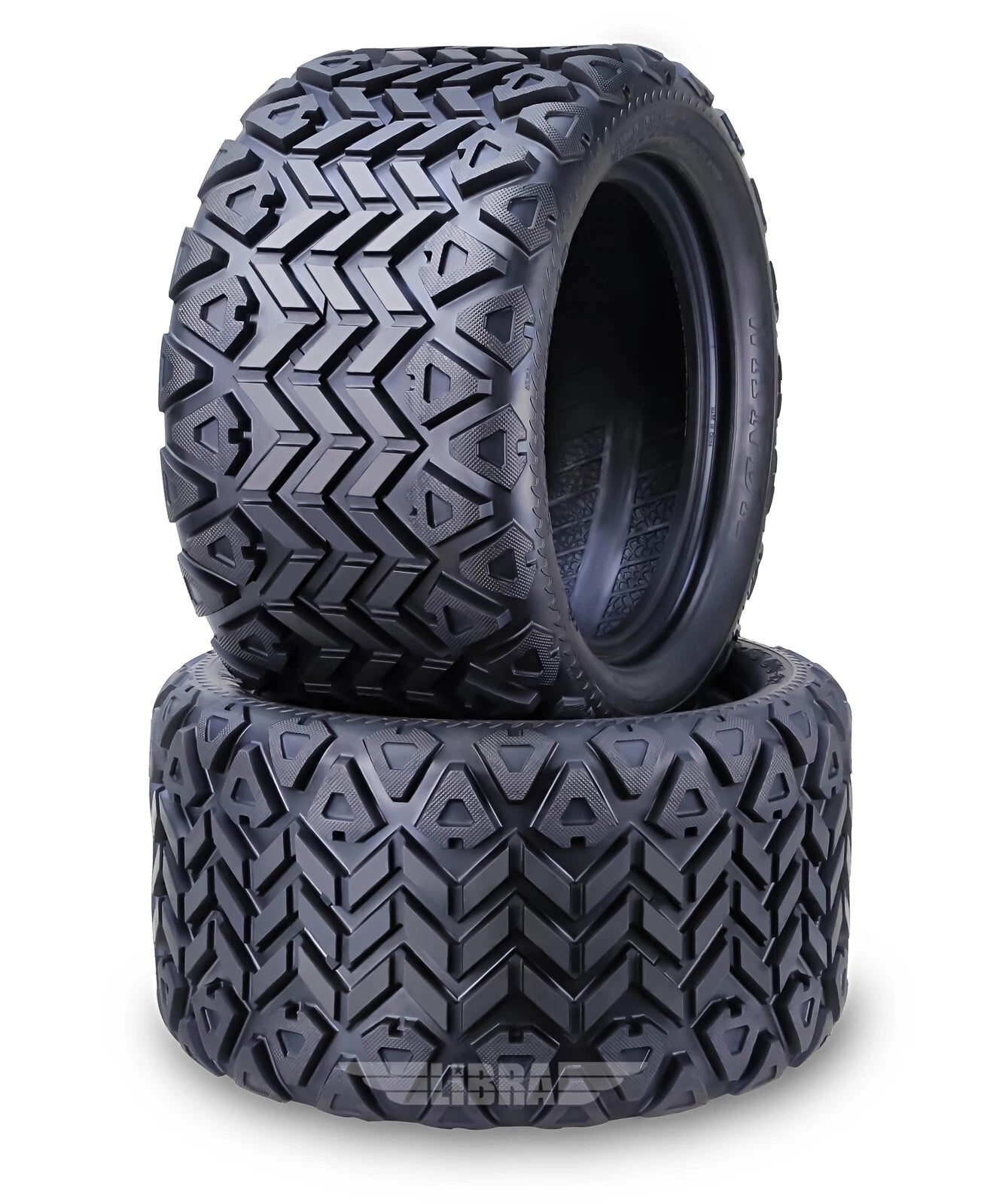 Set of 2 WANDA 20x10-12 Golf Cart ATV Tires 4 Ply - 14031