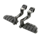 1 1/4" Engine Guard Adjustable Male Mount Highway Footpegs for Harley
