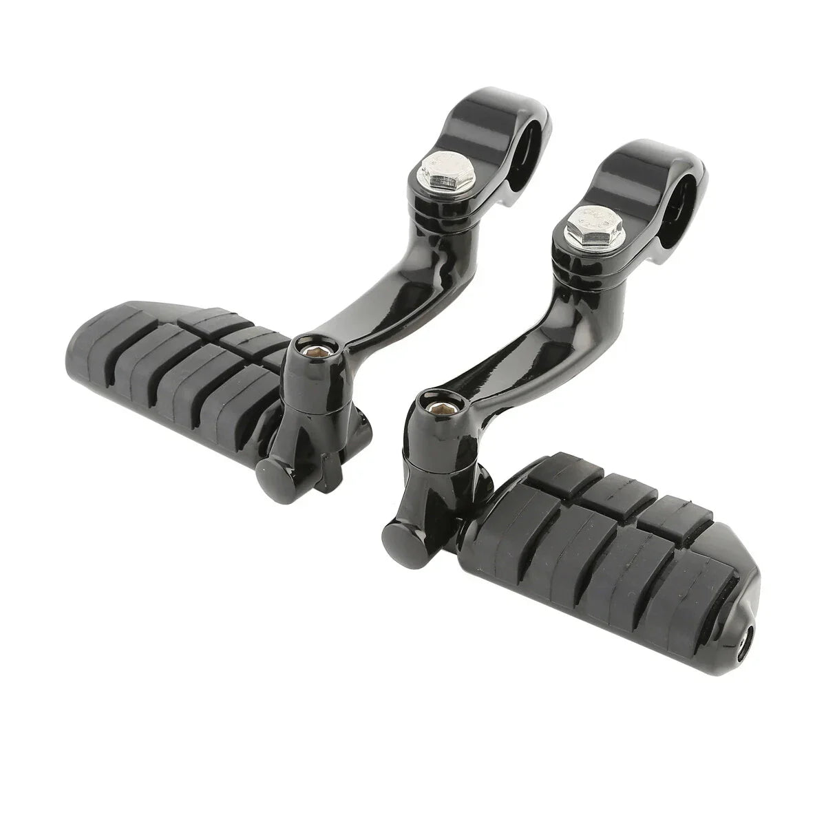 1 1/4" Engine Guard Adjustable Male Mount Highway Footpegs for Harley