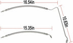 Hydraulic Cylinder Hose Kit for Bravo 1 2 3 I II III Gen 1 Alpha One