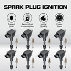8PCS Ignition Coil & Spark Plug Set for Infiniti Nissan (2007–2016) UF551